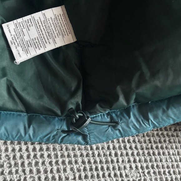 Cotopaxi Solazo Orange and Teal Down Puffer Jacket - Picture 8 of 12